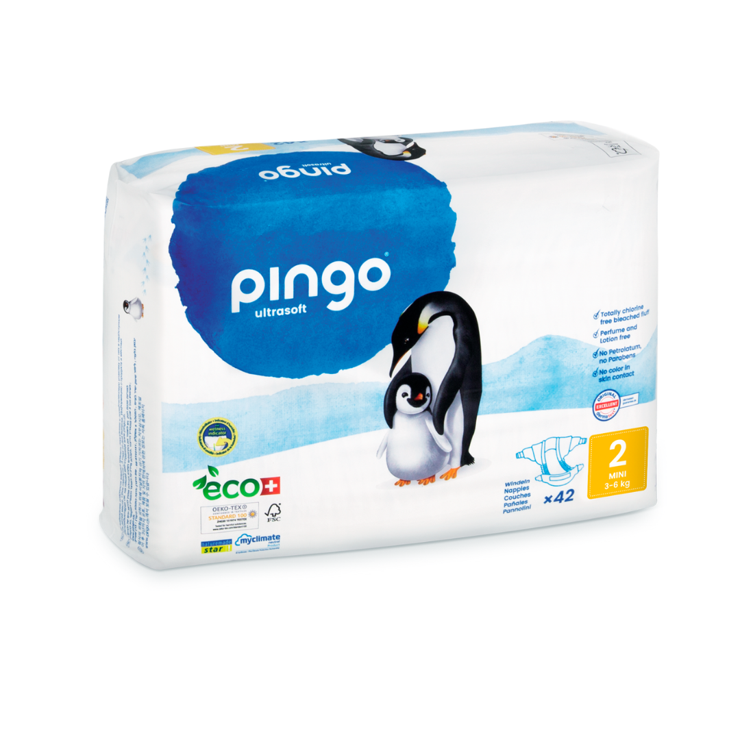 Pingo pañales ecológicos T2 (3-6 kg)/42