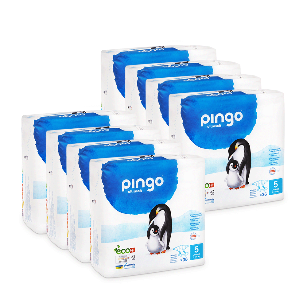 Pañales Ecológicos Pingo T5/8x36