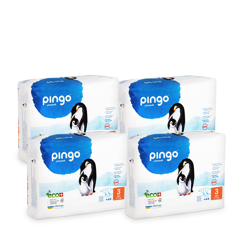 Pañales Ecológicos Pingo T3/4x44