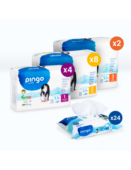 Pingo Pack Pañales Talla 5 (11-25 kg) 8x36 uds