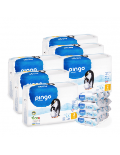Pañales Ecológicos Pingo - Talla 6 XL (Paquete de 32)