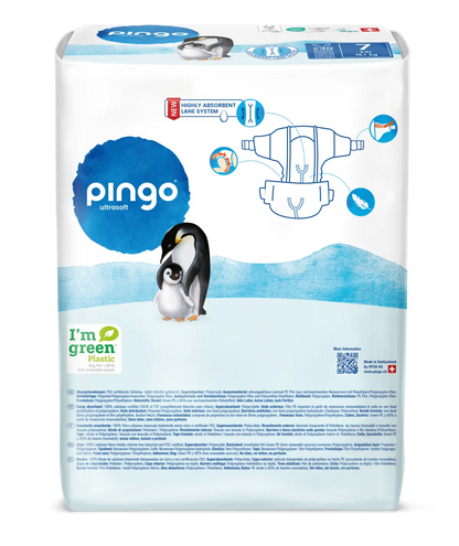 Pingo pañales ecológicos T7 (+15 kg) - caja de 4 bolsas x 30 uds
