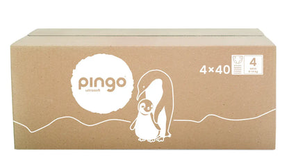 Pingo pañales ecológicos T4 (8-14 kg) - caja de 4 bolsas x 40 uds